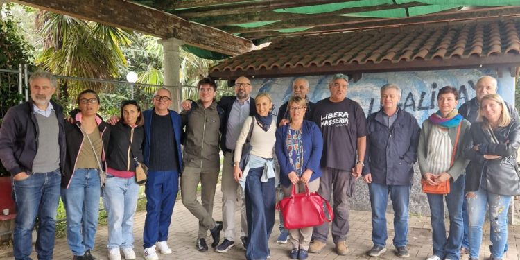 La Commissione Antimafia in visita alla Libera Masseria di Cisliano (MI)